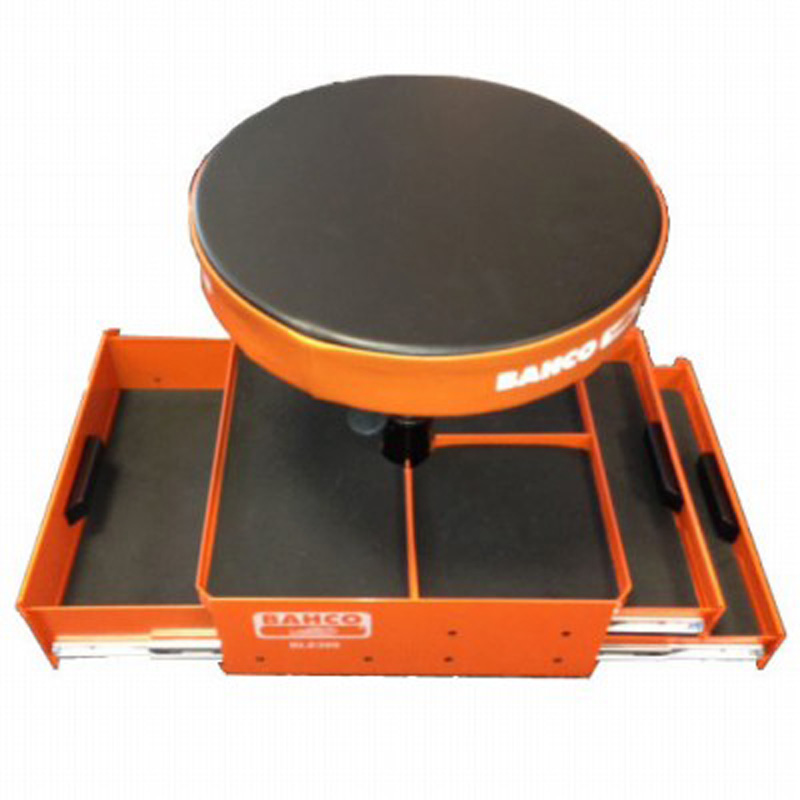 Bahco BLE300 Werkstattstuhl mit Schubladen und Höhenverstellbar Dreh 