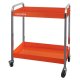 (Bild für) Rollwagen mit 2 Einlageböden, orange