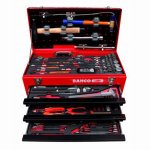 (Bild für) Werkzeugkoffer, Metall, bestückt mit 129 Werkzeugen