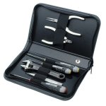 (Bild für) Werkzeugtasche, Zange, Pinzette, Rollgabelschlüssel, Schraubendreher, 7-tlg