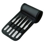 (Bild für) Pinzetten-Satz, 5-tlg, Hochpräzisionspinzetten