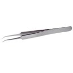 (Bild für) Hochpräzisions-Pinzette mit sehr feinen Spitzen, gewinkelt