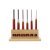 (Bild für) Splintentreiber-Satz, 6-tlg, Holzständer
