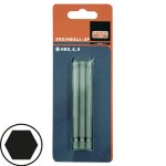 (Bild für) 1/4" Bits, 25 mm, Kugelkopf, Innensechskant, H 3 mm, 5er Pack