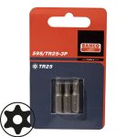(Bild für) 1/4" Bits, 25 mm, Torx®, TR 30, 3er Pack, Sicherungsstift
