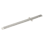 (Bild für) Flexibles Lineal aus rostfreiem Stahl. 160 mm. mm+Zoll