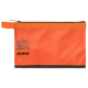 (Bild für) Reißverschlusstasche. 145 mm. orange. Innentasche ebenfalls mit Reißverschluss