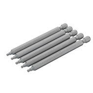 (Bild für) 1/4" Bits. 25 mm. Kugelkopf. Innensechskant. H 5 mm. 2er Pack