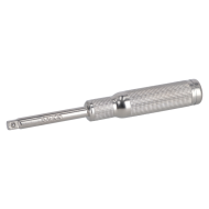 (Bild für) 1/4" Steckgriff. 150 mm. mit zusätzlicher 1/4" Aufnahme. Metallgriff