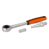 (Bild für) 1/2" Ratsche 8195-R + Verbindungsvierkant 8195-SQ + Kombi-Stufenschlüssel 8195-KEY