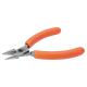(Bild für) Präzisions-Spitzzange. gezahnte Backen. PVC-Griffe. 121 mm