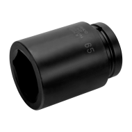 (Bild für) 1 1/2" Kraft-Steckschlüssel-Einsatz. 6kant. lang. SW 105 mm