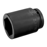 (Bild für) 1 1/2" Kraft-Steckschlüssel-Einsatz. 6kant. lang. SW 2 1/2"