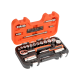 (Bild für) Steckschlüssel-Satz 1/4"+3/8". 34-tlg