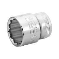 (Bild für) Steckschlüssel-Einsatz 3/8". 12kant. dünnwandig. SW 17 mm. SB-Verpackung