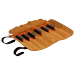 (Bild für) Schlag-Stechbeitel-Satz. 6. 10 .12 .18 .25 .32 mm. in Leder-Rolltasche