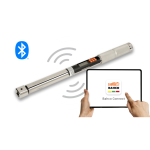 (Bild für) Elektronischer Drehmoment-/Drehwinkelschlüssel 17-340 Nm mit Datenspeicher & Bluetooth Schnittstelle & rechteckiger Aufnahme für Einsteckwerkzeuge
