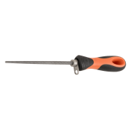 (Bild für) Rundfeile mit Heft. 200x8.0 mm. Hieb 1. mit Sicherungsring