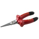 (Bild für) Rundzange, ergo, verchromt, isoliert, 160 mm