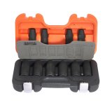 (Bild für) Kraftsteckschlüssel-Satz 1/2", lang, 10-tlg, 10-19 mm