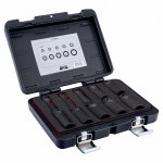 (Bild für) 1/2" Kraft-Steckschlüssel-Satz, 6kant, lang, Zoll, 10-tlg