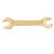 (Bild für) Doppel-Maulschlüssel, funkenfrei, Aluminiumbronze, 19x24 mm