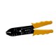 Crimp-Zangen zum Schneiden und Schälen, gelb, 220 mm (Bild für) Crimp-Zangen zum Schneiden und Schälen, gelb, 220 mm
