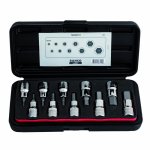 (Bild für) Steckschlüssel-Satz 1/2", 10-tlg, 6kant