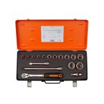 (Bild für) 1/2" Steckschlüssel-Satz, Zoll, 17-tlg