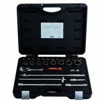 (Bild für) 1/2" Steckschlüssel-Satz, 25-tlg