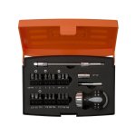 (Bild für) Bit-Ratschen-Schraubendreher-Satz, kurz, 22-tlg