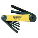 (Bild für) Winkelschraubendreher-Satz, 6kant, 7-tlg, brüniert