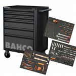 (Bild für) Werkstattwagen mit Sortiment, 214-teilig