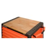 (Bild für) Holz Arbeits- und Ablageplatte zu Premium Werkstattwagen