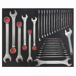 (Bild für) 3/3 Einlage, Schraubenschlüssel, 33-tlg