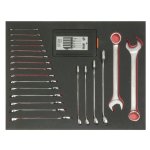(Bild für) 3/3 Einlage, Schraubenschlüssel, 27-tlg
