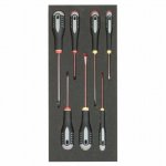 (Bild für) 1/3 Einlage, Schraubendreher, Schlitz + PH, 7-tlg