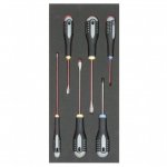 (Bild für) 1/3 Einlage, Schraubendreher, Schlitz + PZ, 6-tlg