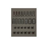 (Bild für) 2/3 Einlage, Kraft‐Steckschlüssel + Zubehör 1/2", 27-tlg