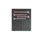 (Bild für) 2/3 Einlage, Ring-Maulschlüssel, 18-tlg