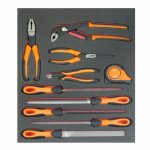 (Bild für) 2/3 Einlage, Feilen, Zangen + Maßband, 10-tlg