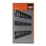 (Bild für) Ring-Maulschlüssel-Satz, 10-tlg, im Karton, 8-22 mm