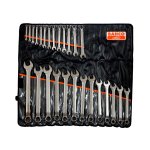 (Bild für) Ring-Maulschlüssel-Satz, gekröpft, 26-tlg, in Kunststofftasche