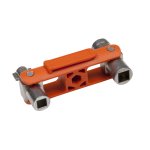 (Bild für) Universal Schaltschrankschlüssel, 5 Größen (4kant, 3kant, Doppelbart, Halbmond, etc)