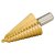 (Bild für) Stufenbohrer, 1/2"(12,7 mm), Bohrlöcher 5-35 mm, 13 Stufen