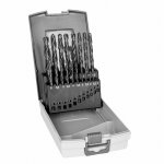 (Bild für) HSS-R Spiralbohrer-Satz zum Bohren in Metall - 19-teilig