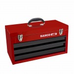 Metall-Werkzeugbox mit 3 Schubladen und Deckelfach