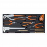 Metallwerkzeugkoffer mit Sortiment, 146-teilig 1/2", metrisch
