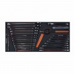 Metallwerkzeugkoffer mit Sortiment, 146-teilig 1/2", metrisch