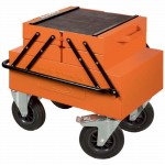 Metallwerkzeugbox auf Rädern